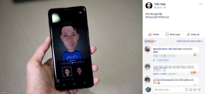 Phóng viên công nghệ Việt khoe hình ảnh AR Emoji từ Galaxy S9 - Ảnh 2