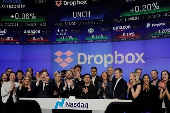 Thành công sau phiên ra mắt của Dropbox trên thị trường chứng khoán Hoa Kỳ - Ảnh 1