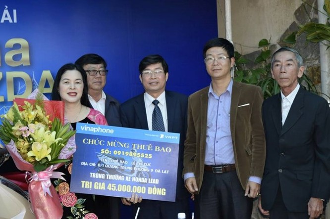 VNPT trao thưởng xe máy Honda Lead cho khách hàng tại thành phố Đà Lạt ảnh 1