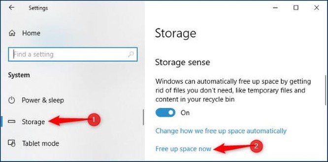 Cách giải phóng 10GB dung lượng ổ đĩa sau khi cài bản cập nhật April 2018 của Windows 10 ảnh 3