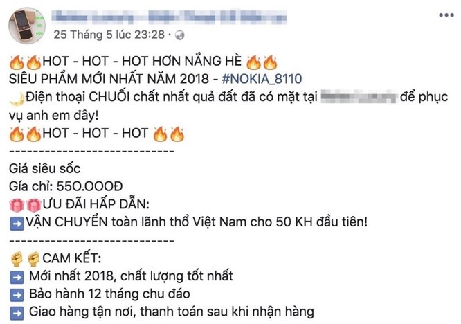 Cách phân biệt Nokia 8810 4G thật và giả ảnh 1