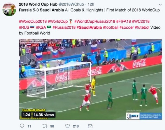 Facebook, YouTube, Twitter chặn các clip, hình ảnh lậu của World Cup 2018 thế nào? ảnh 2