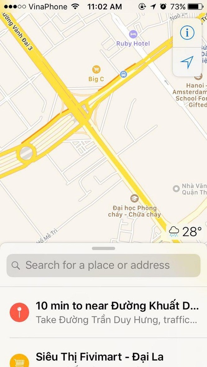Hướng dẫn cách xem tắc đường trực tuyến cho iPhone ảnh 4
