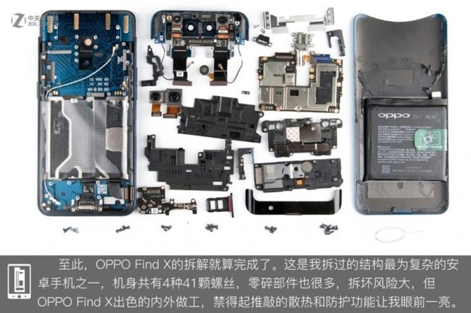 'Mổ bụng' Oppo Find X: cơ chế camera trượt giống Vivo NEX ảnh 6