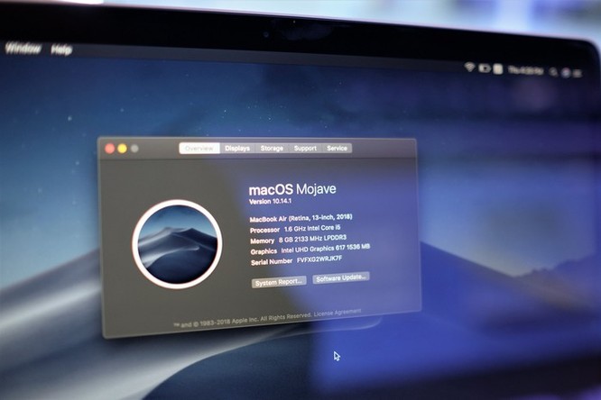 Chi tiết Macbook Air 2018 vừa về VN, giá từ 36 triệu ảnh 13
