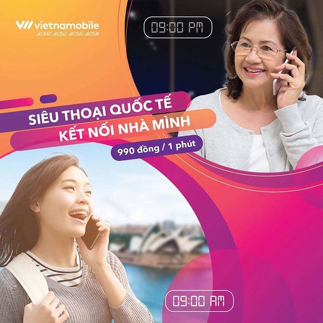 Vietnamobile ra mắt gói cước siêu thoại quốc tế, tiết kiệm đến 75% ảnh 2