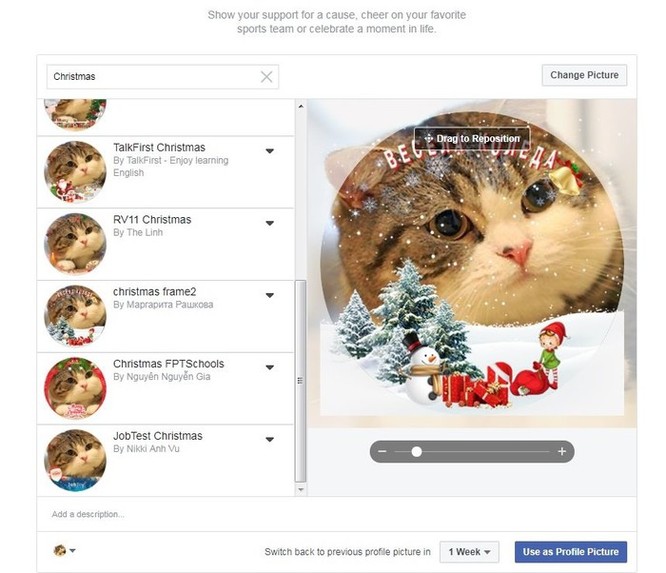 Hướng dẫn thay khung ảnh đại diện Facebook chủ đề Giáng sinh ảnh 2