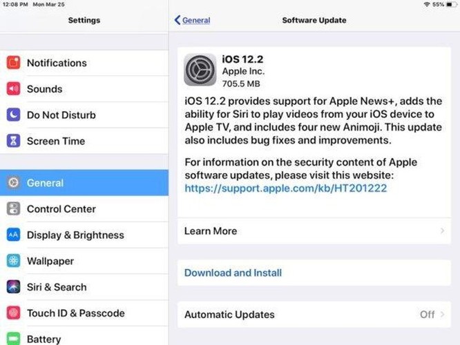 Vì sao nên cập nhật iOS 12.2 ngay cho iPhone? ảnh 1