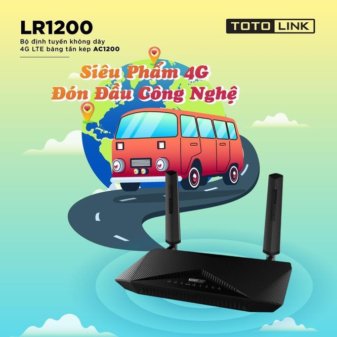 Router Totolink LR1200 - anten đa hướng, tốc độ LTE lên đến 150 Mbps ảnh 2