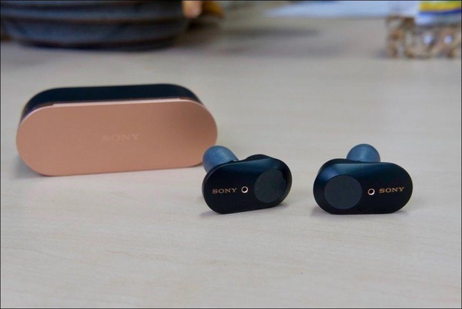 Mở hộp tai nghe Sony WF-1000XM3, tai nghe không dây chống ồn chủ động, giá 5,49 triệu đồng ảnh 4