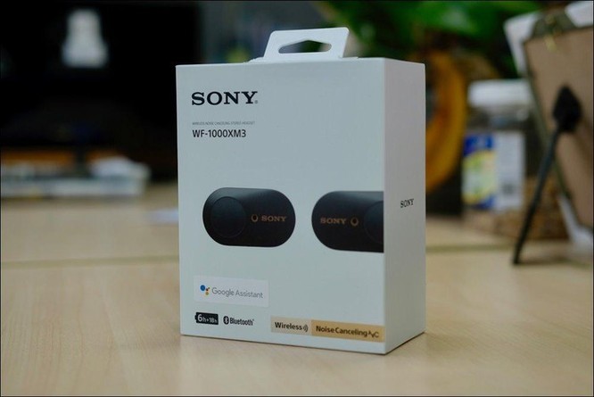 Mở hộp tai nghe Sony WF-1000XM3, tai nghe không dây chống ồn chủ động, giá 5,49 triệu đồng ảnh 2