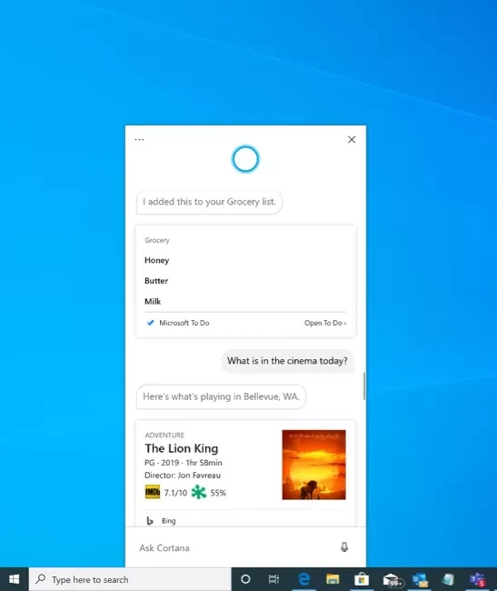 Microsoft công bố ứng dụng Cortana mới cho Windows 10 ảnh 1