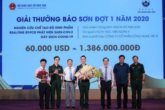 Giải thưởng đặc biệt trị giá 1,3 tỷ đồng cho bộ test Covid-19 ảnh 1