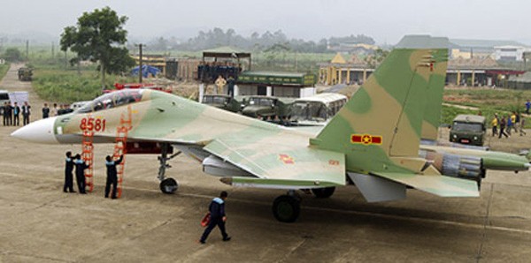 Dàn chiến đấu cơ Su-30MK2 của không quân nhân dân Việt Nam