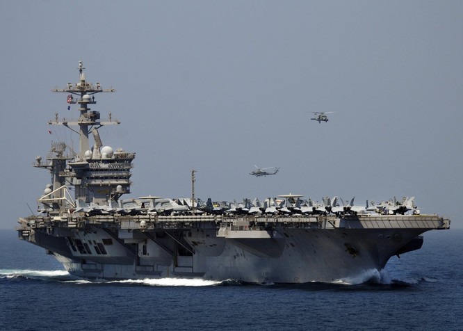 Mỹ thường xuyên điều cụm tác chiến tàu sân bay tuần tra Biển Đông đề phòng tình hình leo thang căng thẳng