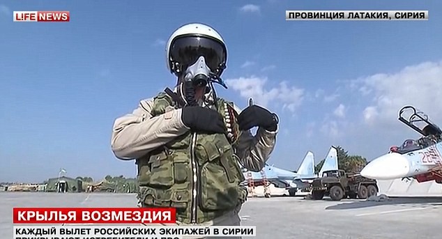 Phi công Nga tham gia chiến dịch quân sự chống khủng bố tại Syria