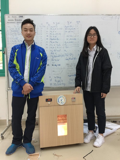 'Máy lọc không khí”, 'máy đuổi muỗi' của học sinh lớp 8 ảnh 1