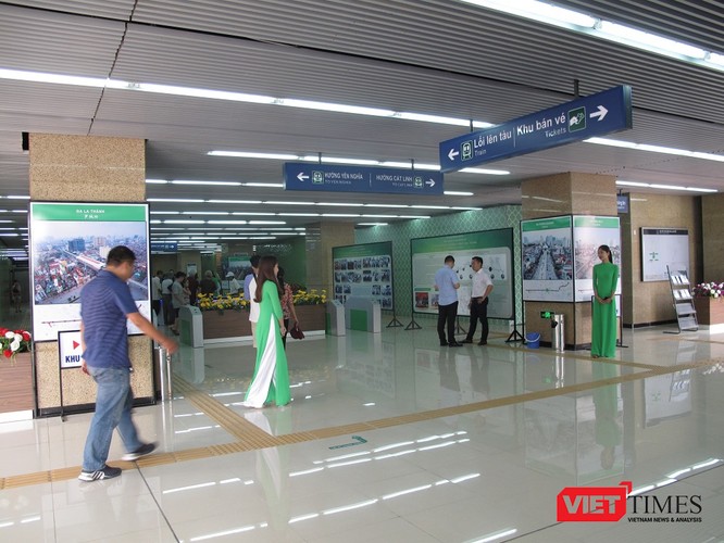 Cận cảnh nhà ga, tàu mẫu đường sắt trên cao Cát Linh - Hà Đông ảnh 4