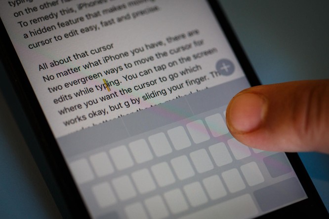 Làm thế nào để sử dụng “trackpad” của bàn phím iPhone? ảnh 1