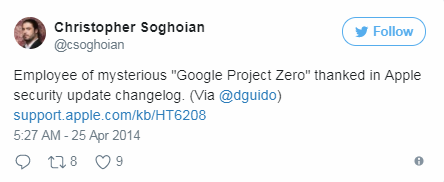 Project Zero: đội đặc nhiệm an ninh mạng của Google ảnh 3