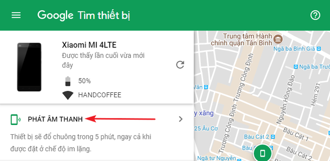 Cách tìm điện thoại Android bị thất lạc bằng máy tính ảnh 2