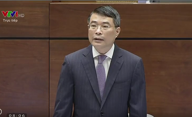 Ông Lê Minh Hưng trả lời chất vấn trước Quốc hội