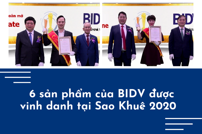 6 sản phẩm của BIDV được vinh danh tại Sao Khuê 2020 ảnh 1