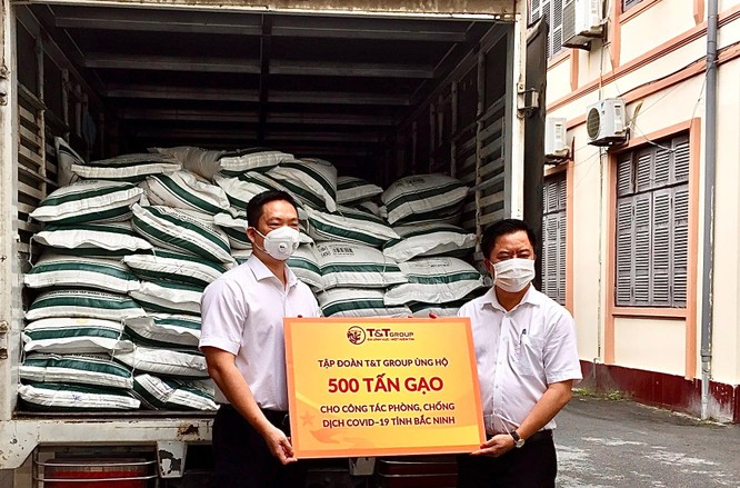T&T Group ủng hộ 1000 tấn gạo và 5 tỷ đồng cho Bắc Ninh, Bắc Giang chống dịch ảnh 1