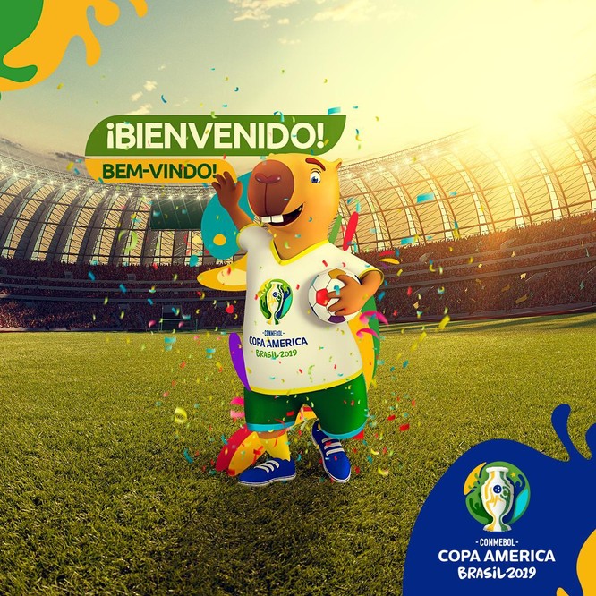 Linh vật biểu tượng của Copa America 2019 (ảnh VietTimes)