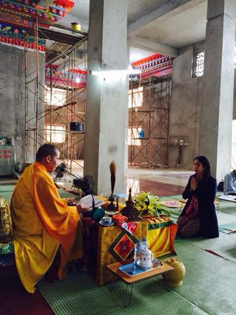 Thủy Tiên cho rằng mình có mối lương duyên nơi cửa Phật (ảnh VietTimes)