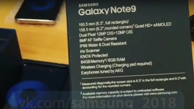 Thông tin mới nhất về Galaxy Note 9 ngay trước ngày ra mắt ảnh 4