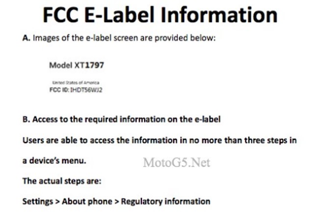 Sản phẩm bí ẩn của Motorola được FCC cấp chứng nhận ảnh 1