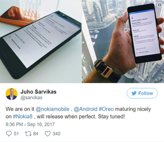 Người dùng Nokia 8 sắp đón nhận tin vui ảnh 1