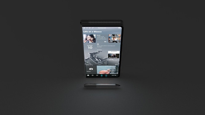 Bạn có thích một chiếc điện thoại Surface Phone có thể gập đôi như hình ảnh dưới đây? ảnh 2