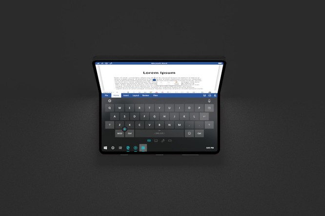 Bạn có thích một chiếc điện thoại Surface Phone có thể gập đôi như hình ảnh dưới đây? ảnh 7