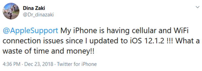 Apple tung ra iOS 12.1.2 để chữa lỗi mất sóng nhà mạng, nhưng lại làm mất kết nối Wi-Fi ảnh 1