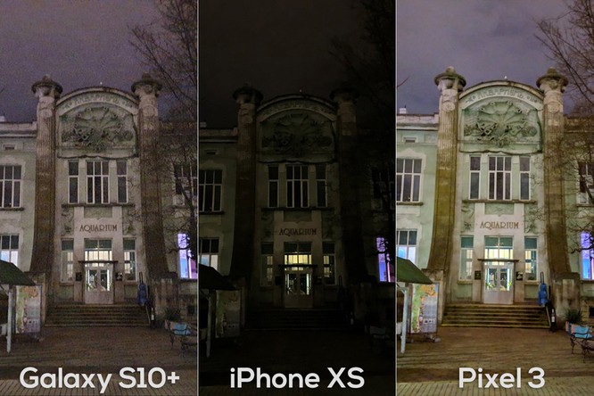 So sánh ảnh chụp đêm giữa Galaxy S10+ với Google Pixel 3 và iPhone XS: nhà vua đã lộ diện ảnh 1
