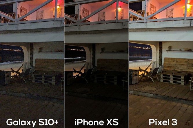 So sánh ảnh chụp đêm giữa Galaxy S10+ với Google Pixel 3 và iPhone XS: nhà vua đã lộ diện ảnh 3