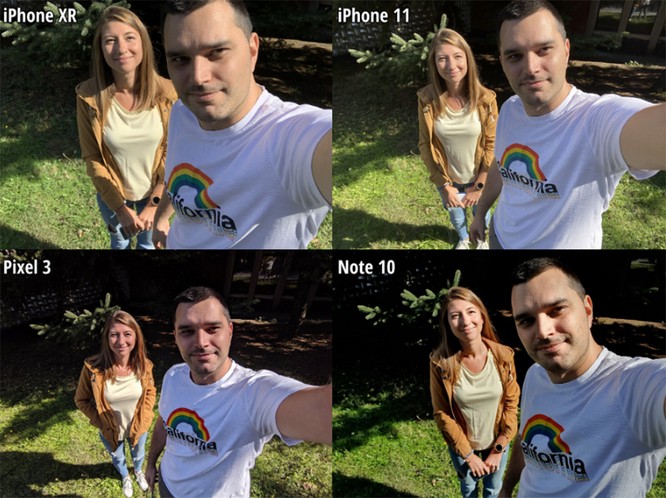 So sánh khả năng chụp Selfie giữa iPhone 11, Galaxy Note 10, iPhone XR và Pixel 3: Ai là “vua chụp selfie”? ảnh 2