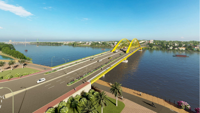 Thiết kế kiến trúc công trình cầu vượt sông Hương: Phương án nào được chọn? ảnh 2