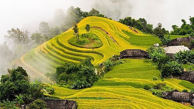 Bản Phùng, Hà Giang đẹp thơ mộng trong làn mây mùa thu ảnh 4
