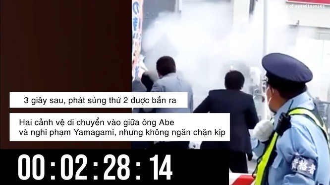 Vụ ám sát ông Abe: Hình ảnh và video mới công bố cho thấy lỗ hổng bảo vệ yếu nhân ảnh 7