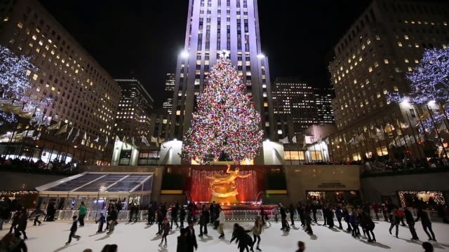 Không khí Giáng sinh ở Trung tâm Rockefeller (Ảnh: Getty Images)