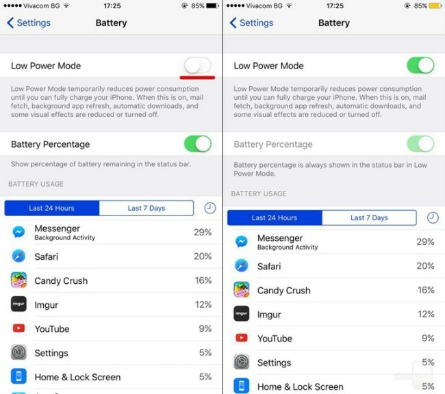 10 độc chiêu cải thiện thời lượng pin cho iPhone 7/7 Plus ảnh 6
