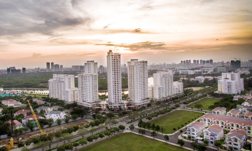 Thị trường bất động sản phía Nam TP HCM. Ảnh: Lucas Nguyễn