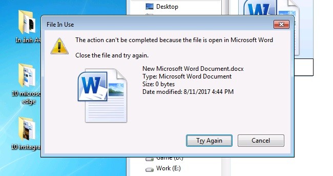 Cách xử lý các file “cứng đầu” trên Windows ảnh 1