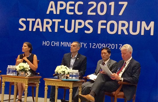 Diễn đàn khởi nghiệp APEC 2017 tập trung thảo luận những nội dung nhằm hỗ trợ và phát triển doanh nghiệp siêu nhỏ, nhỏ và vừa, đặc biệt là các doanh nghiệp khởi nghiệp (Nguồn ảnh: vov.vn)
