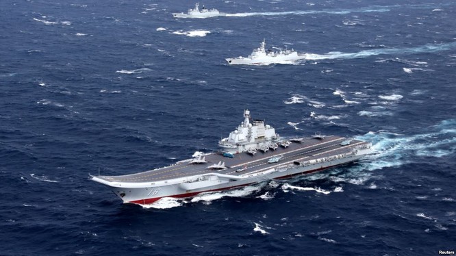 Trung Quốc thành lập cụm tác chiến tàu sân bay rập khuôn mô hình Mỹ