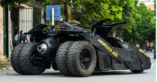 Chàng sinh viên Việt Nam tự chế tạo “siêu xe” Batmobile tốn hơn nửa tỷ đồng ảnh 2