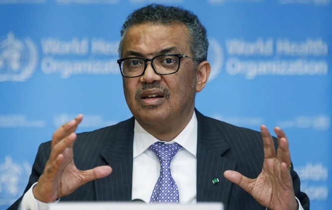 Tổng Giám đốc WHO Tedros Adhanom Ghebreyesus (Ảnh: AP)